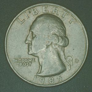 1985-D-Washinton-Quarter-With-